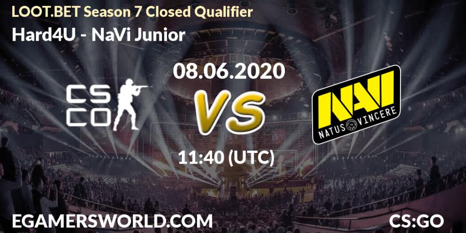 Hard4U vs NaVi Junior: Betting TIp, Match Prediction. 08.06.20. CS2 (CS:GO), LOOT.BET Season 7 Closed Qualifier