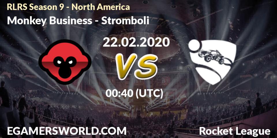 Monkey Business vs Stromboli: Betting TIp, Match Prediction. 22.02.20. Rocket League, RLRS Season 9 - North America