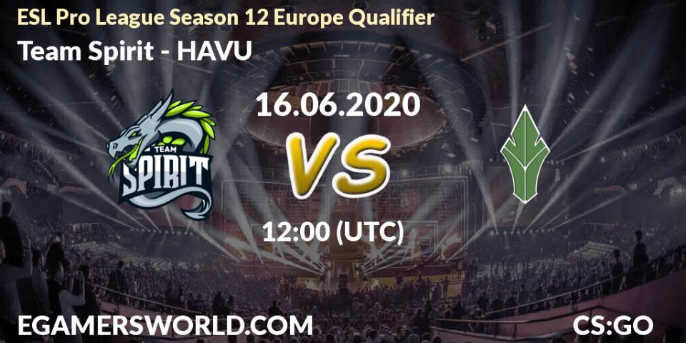 Team Spirit vs HAVU: Betting TIp, Match Prediction. 16.06.20. CS2 (CS:GO), ESL Pro League Season 12 Europe Qualifier