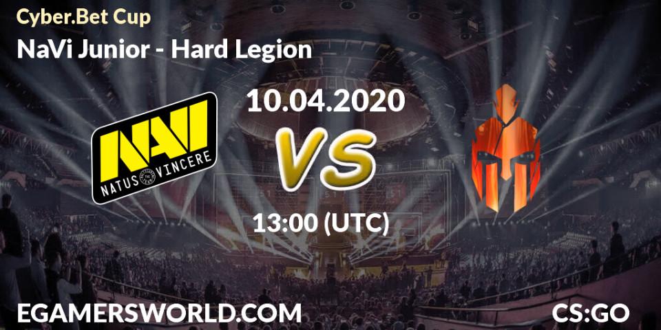 NaVi Junior vs Hard Legion: Betting TIp, Match Prediction. 10.04.20. CS2 (CS:GO), Cyber.Bet Cup