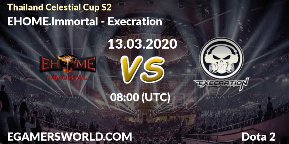 EHOME.Immortal vs Execration: Betting TIp, Match Prediction. 13.03.20. Dota 2, Thailand Celestial Cup S2