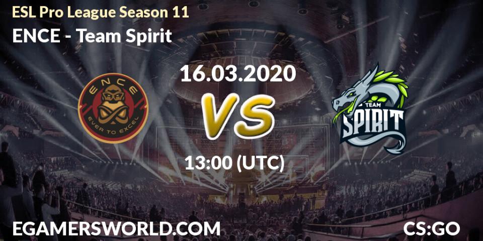 ENCE vs Team Spirit: Betting TIp, Match Prediction. 16.03.20. CS2 (CS:GO), ESL Pro League Season 11: Europe