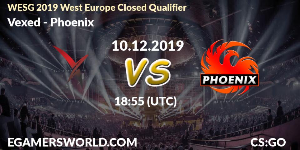 Vexed vs Phoenix: Betting TIp, Match Prediction. 10.12.19. CS2 (CS:GO), WESG 2019 West Europe Closed Qualifier