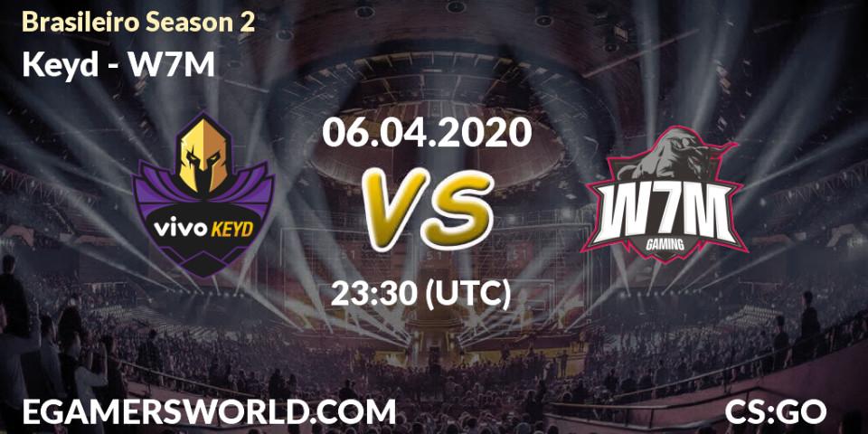 Keyd vs W7M: Betting TIp, Match Prediction. 04.05.20. CS2 (CS:GO), Brasileirão Season 2