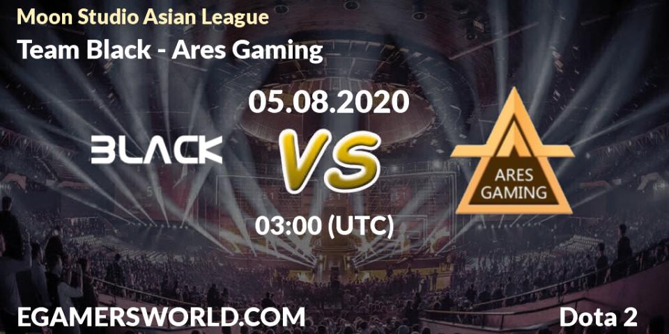Team Black vs Ares Gaming: Betting TIp, Match Prediction. 05.08.20. Dota 2, Moon Studio Asian League