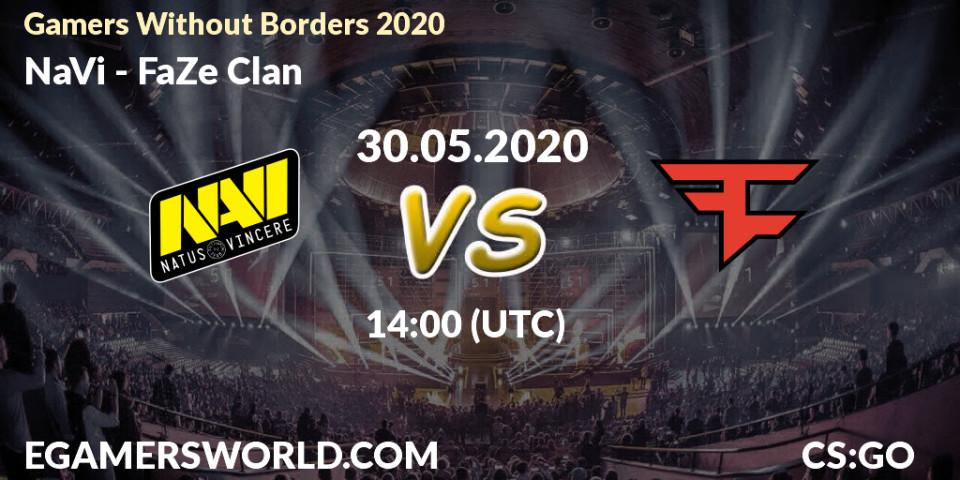NaVi vs FaZe Clan: Betting TIp, Match Prediction. 30.05.2020 at 14:00. Counter-Strike (CS2), Gamers Without Borders 2020