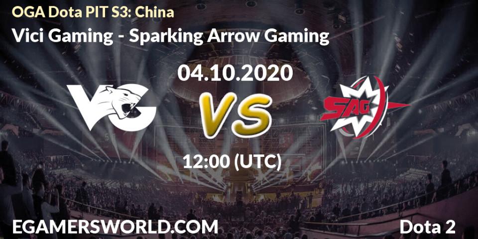 Vici Gaming vs Sparking Arrow Gaming: Betting TIp, Match Prediction. 04.10.2020 at 11:30. Dota 2, OGA Dota PIT Season 3: China