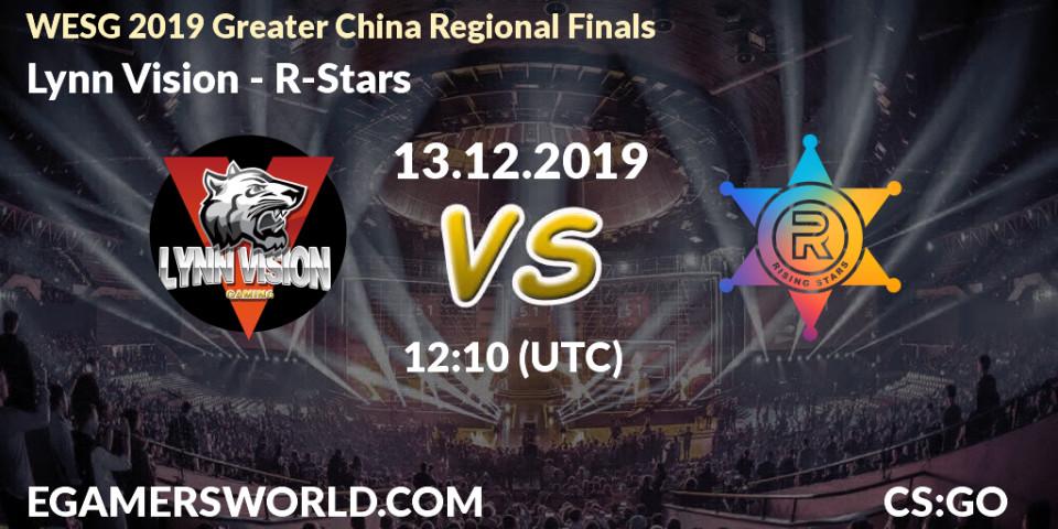 Lynn Vision vs R-Stars: Betting TIp, Match Prediction. 13.12.19. CS2 (CS:GO), WESG 2019 Greater China Regional Finals