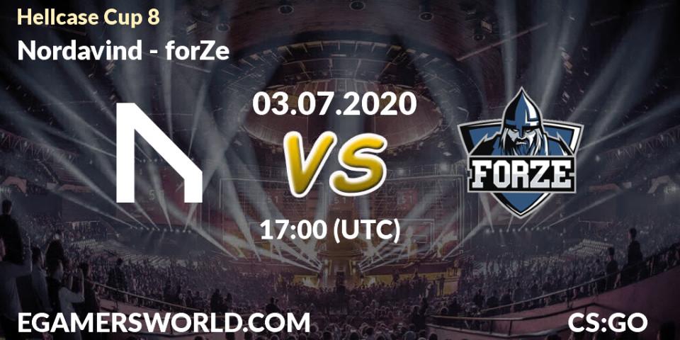 Nordavind vs forZe: Betting TIp, Match Prediction. 03.07.20. CS2 (CS:GO), Hellcase Cup 8