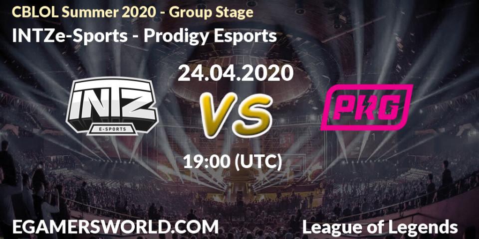 INTZ e-Sports vs Prodigy Esports: Betting TIp, Match Prediction. 24.04.20. LoL, CBLOL Summer 2020 - Group Stage