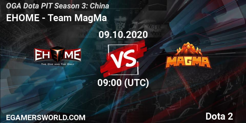 EHOME vs Team MagMa: Betting TIp, Match Prediction. 09.10.20. Dota 2, OGA Dota PIT Season 3: China