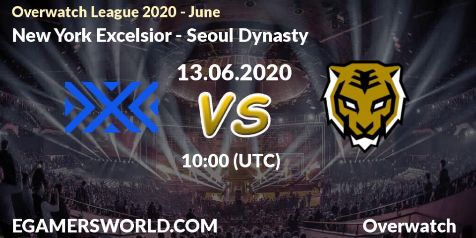 New York Excelsior vs Seoul Dynasty: Betting TIp, Match Prediction. 13.06.20. Overwatch, Overwatch League 2020 - June