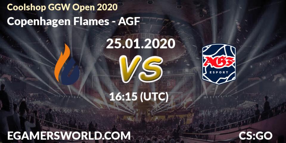 Copenhagen Flames vs AGF: Betting TIp, Match Prediction. 25.01.2020 at 16:25. Counter-Strike (CS2), Coolshop GGW Open 2020