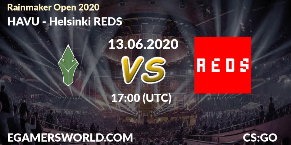 HAVU vs Helsinki REDS: Betting TIp, Match Prediction. 13.06.20. CS2 (CS:GO), Rainmaker Open 2020