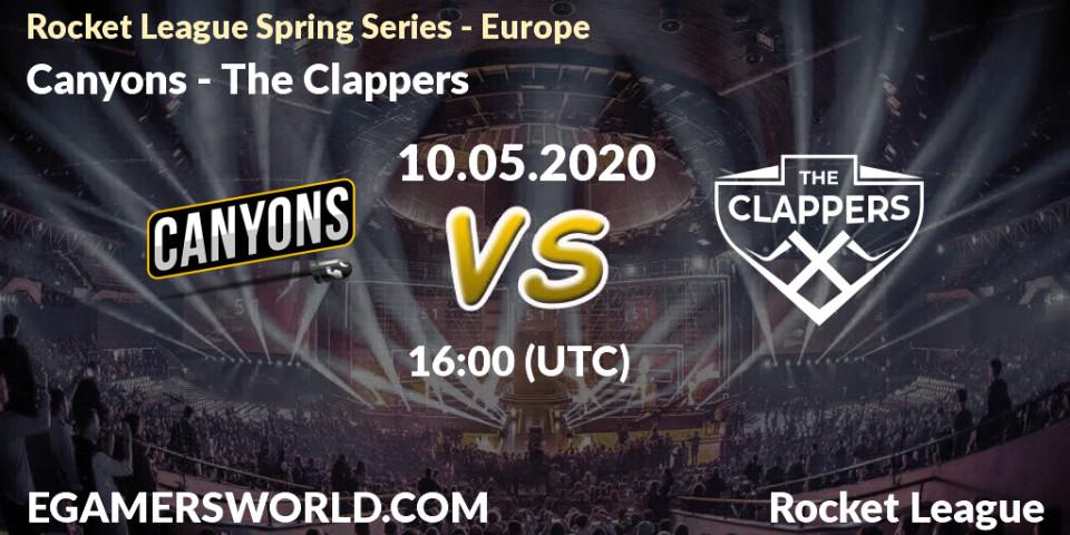 Canyons vs The Clappers: Betting TIp, Match Prediction. 10.05.20. Rocket League, Rocket League Spring Series - Europe