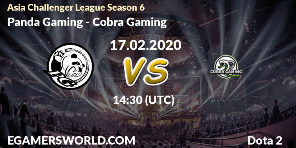 Panda Gaming vs Cobra Gaming: Betting TIp, Match Prediction. 21.02.20. Dota 2, Asia Challenger League Season 6