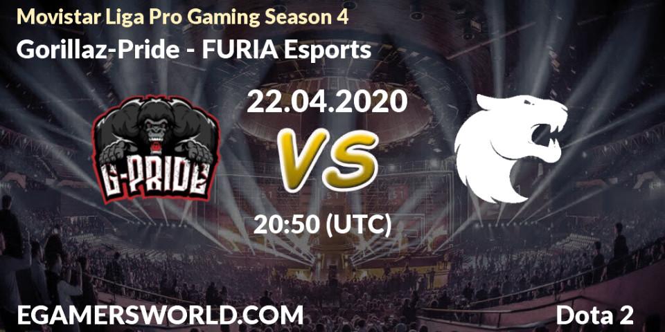 Gorillaz-Pride vs FURIA Esports: Betting TIp, Match Prediction. 22.04.20. Dota 2, Movistar Liga Pro Gaming Season 4