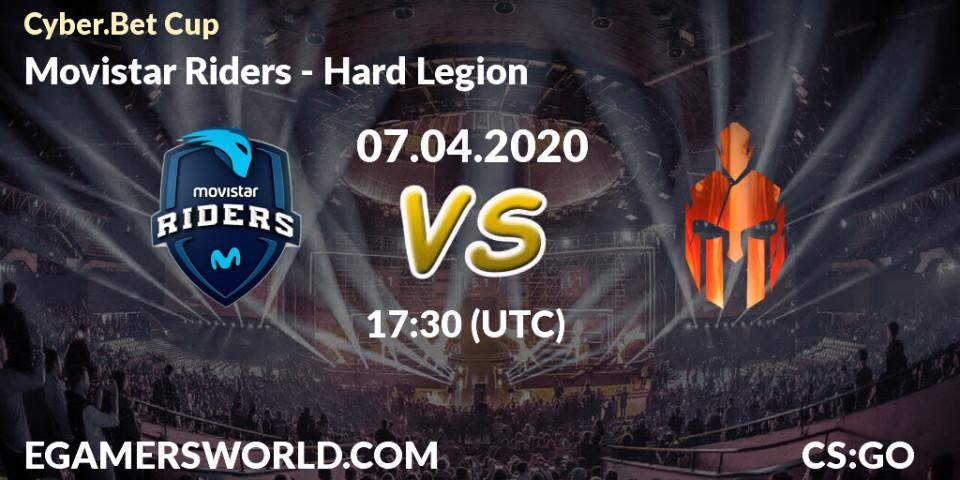 Movistar Riders vs Hard Legion: Betting TIp, Match Prediction. 07.04.20. CS2 (CS:GO), Cyber.Bet Cup