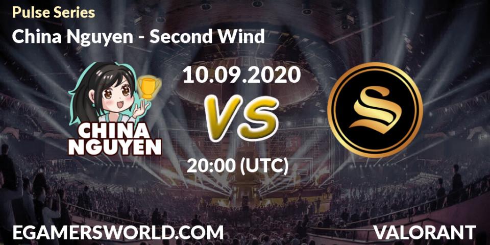 China Nguyen vs Second Wind: Betting TIp, Match Prediction. 10.09.2020 at 20:00. VALORANT, Pulse Series