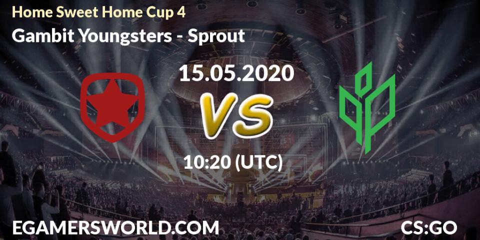 Gambit Youngsters vs Sprout: Betting TIp, Match Prediction. 15.05.20. CS2 (CS:GO), #Home Sweet Home Cup 4