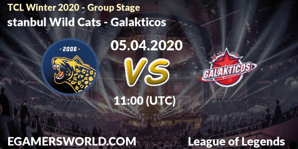İstanbul Wild Cats vs Galakticos: Betting TIp, Match Prediction. 05.04.20. LoL, TCL Winter 2020 - Group Stage
