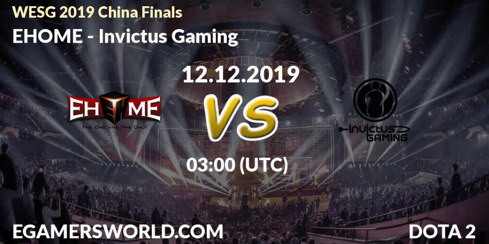 EHOME vs Invictus Gaming: Betting TIp, Match Prediction. 12.12.19. Dota 2, WESG 2019 China Finals