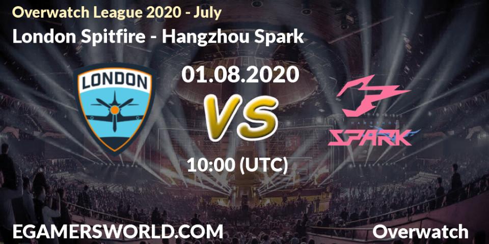 London Spitfire vs Hangzhou Spark: Betting TIp, Match Prediction. 01.08.20. Overwatch, Overwatch League 2020 - July