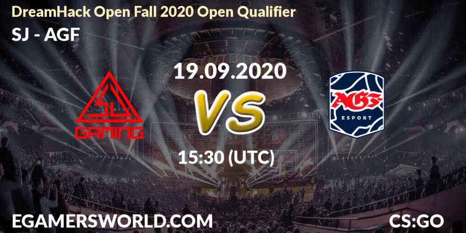 SJ vs AGF: Betting TIp, Match Prediction. 19.09.20. CS2 (CS:GO), DreamHack Open Fall 2020 Open Qualifier