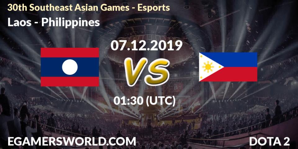 Laos vs Philippines: Betting TIp, Match Prediction. 07.12.19. Dota 2, 30th Southeast Asian Games - Esports