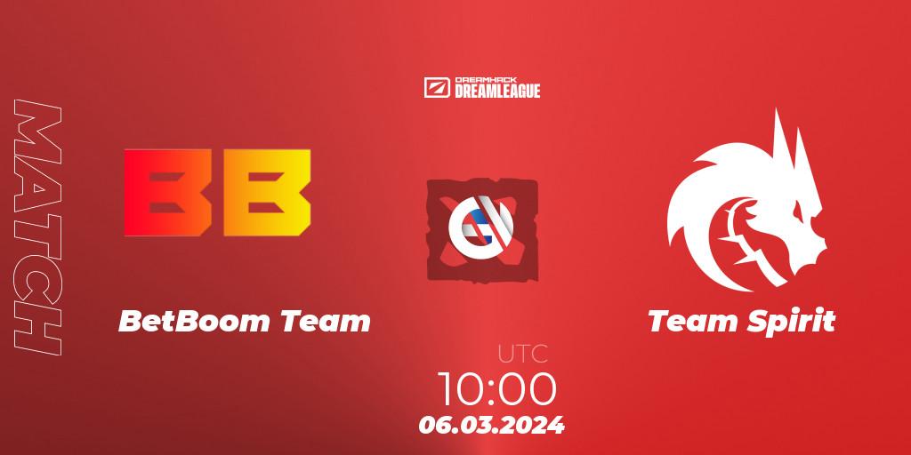 BetBoom Team VS Team Spirit