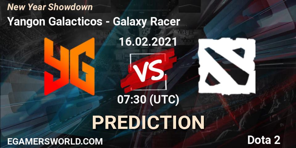 Yangon Galacticos vs Galaxy Racer: Betting TIp, Match Prediction. 16.02.2021 at 07:30. Dota 2, New Year Showdown
