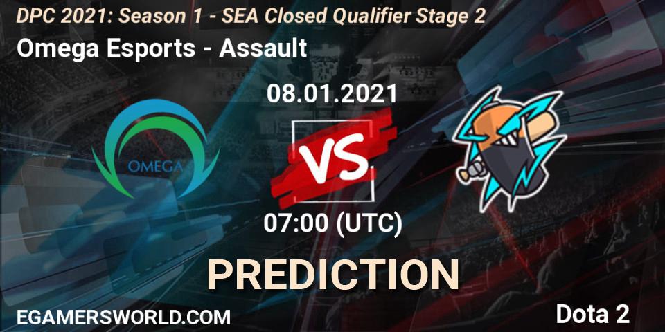 Omega Esports vs Assault: Betting TIp, Match Prediction. 08.01.21. Dota 2, DPC 2021: Season 1 - SEA Closed Qualifier Stage 2
