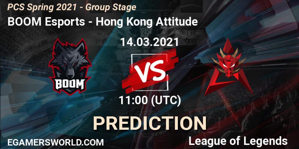 BOOM Esports vs Hong Kong Attitude: Betting TIp, Match Prediction. 14.03.21. LoL, PCS Spring 2021 - Group Stage