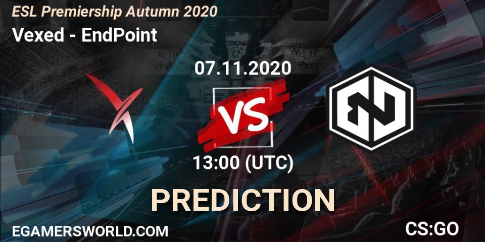 Vexed vs EndPoint: Betting TIp, Match Prediction. 07.11.20. CS2 (CS:GO), ESL Premiership Autumn 2020