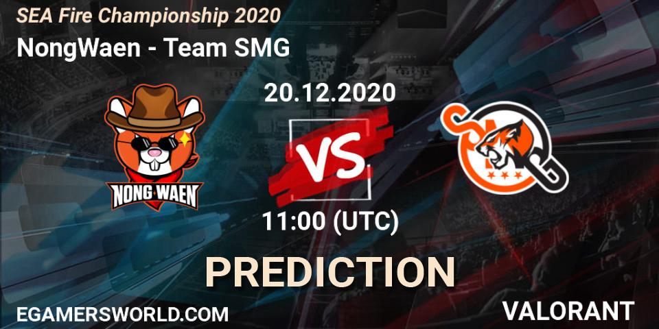 NongWaen vs Team SMG: Betting TIp, Match Prediction. 20.12.2020 at 11:00. VALORANT, SEA Fire Championship 2020