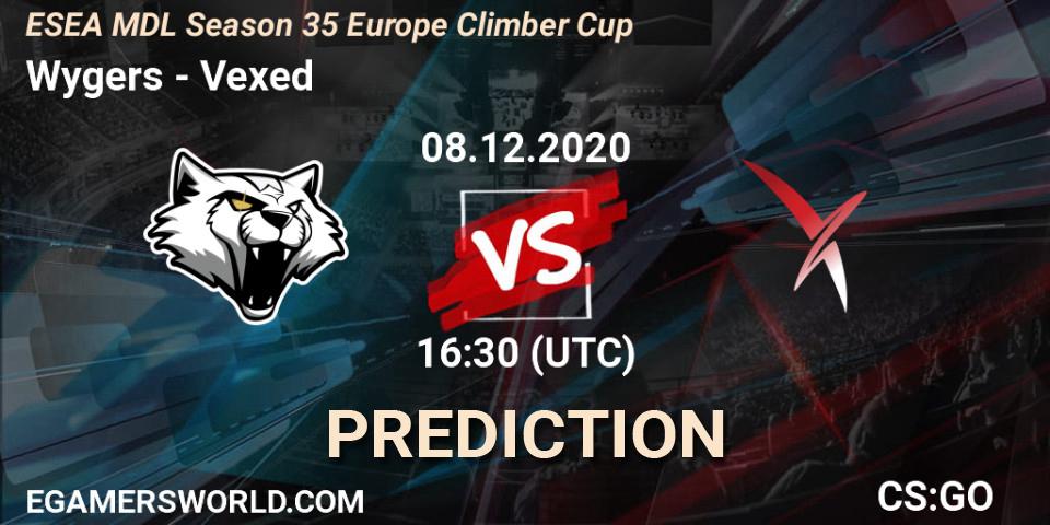 Wygers vs Vexed: Betting TIp, Match Prediction. 08.12.20. CS2 (CS:GO), ESEA MDL Season 35 Europe Climber Cup
