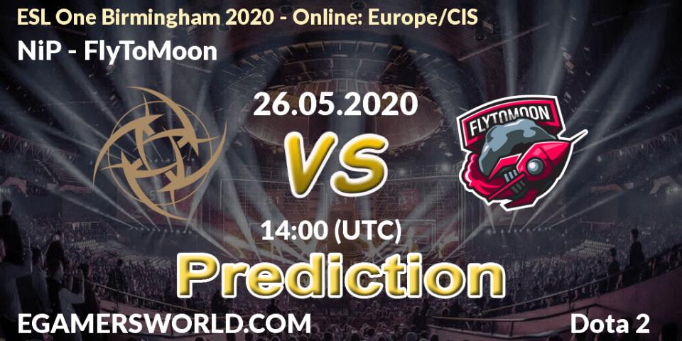 NiP vs FlyToMoon: Betting TIp, Match Prediction. 26.05.20. Dota 2, ESL One Birmingham 2020 - Online: Europe/CIS