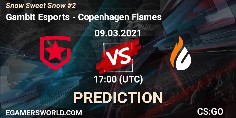Gambit Esports vs Copenhagen Flames: Betting TIp, Match Prediction. 09.03.2021 at 18:10. Counter-Strike (CS2), Snow Sweet Snow #2
