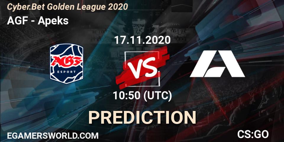 AGF vs Apeks: Betting TIp, Match Prediction. 17.11.20. CS2 (CS:GO), Cyber.Bet Golden League 2020