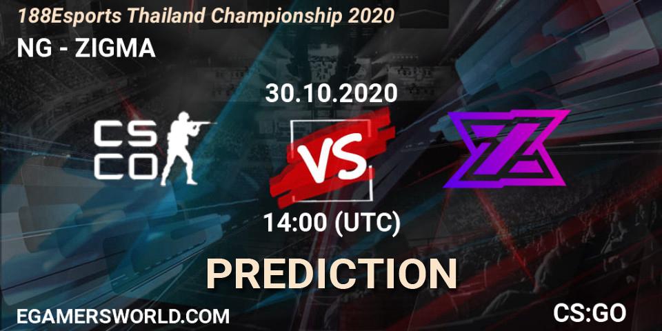 NG vs Nine: Betting TIp, Match Prediction. 30.10.2020 at 14:00. Counter-Strike (CS2), 188Esports Thailand Championship 2020