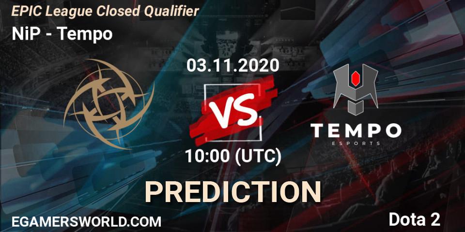 NiP vs Tempo: Betting TIp, Match Prediction. 03.11.20. Dota 2, EPIC League Closed Qualifier