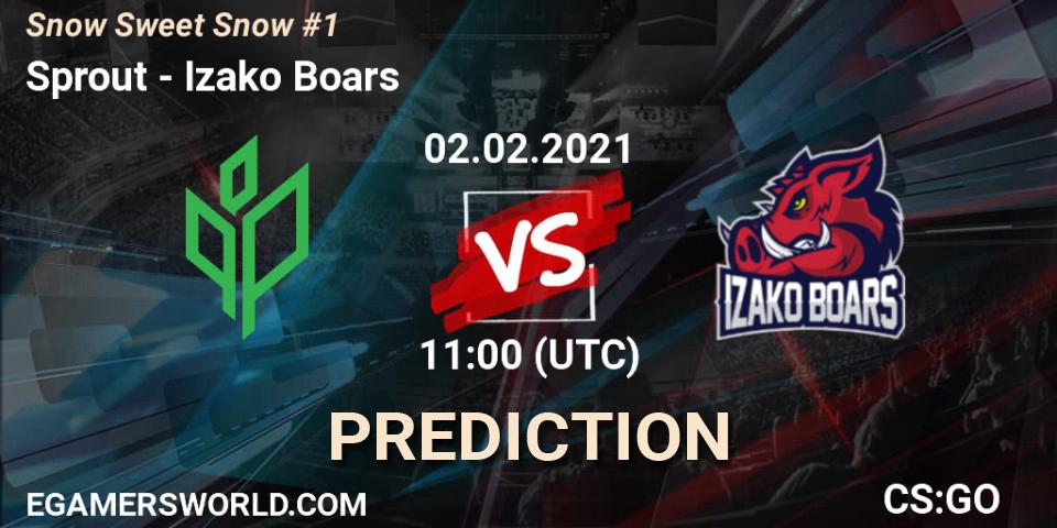 Sprout vs Izako Boars: Betting TIp, Match Prediction. 02.02.21. CS2 (CS:GO), Snow Sweet Snow #1