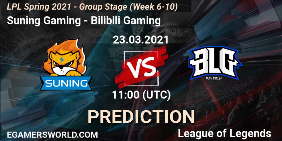 Suning Gaming vs Bilibili Gaming: Betting TIp, Match Prediction. 23.03.21. LoL, LPL Spring 2021 - Group Stage (Week 6-10)