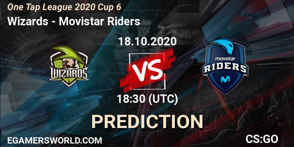 Wizards vs Movistar Riders: Betting TIp, Match Prediction. 18.10.2020 at 18:30. Counter-Strike (CS2), One Tap League 2020 Cup 6