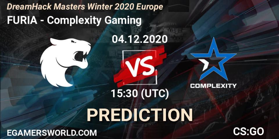 FURIA vs Complexity Gaming: Betting TIp, Match Prediction. 04.12.20. CS2 (CS:GO), DreamHack Masters Winter 2020 Europe