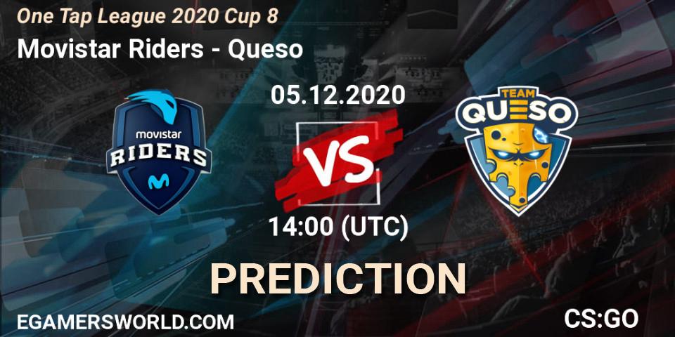 Movistar Riders vs Queso: Betting TIp, Match Prediction. 05.12.20. CS2 (CS:GO), One Tap League 2020 Cup 8