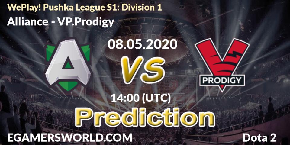 Alliance vs VP.Prodigy: Betting TIp, Match Prediction. 08.05.2020 at 13:42. Dota 2, WePlay! Pushka League S1: Division 1
