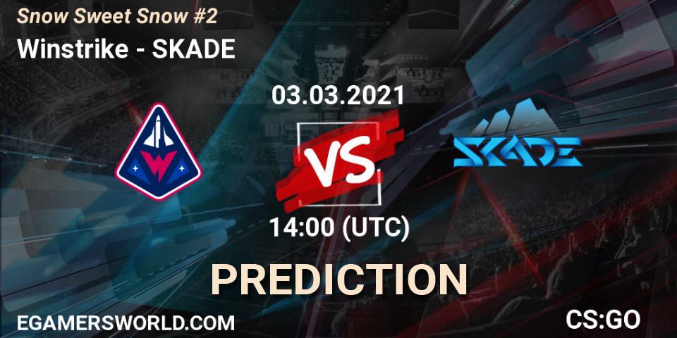 Winstrike vs SKADE: Betting TIp, Match Prediction. 03.03.21. CS2 (CS:GO), Snow Sweet Snow #2