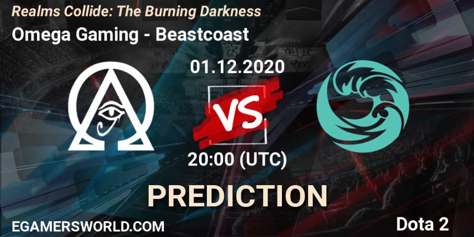 Omega Gaming vs Beastcoast: Betting TIp, Match Prediction. 01.12.2020 at 20:09. Dota 2, Realms Collide: The Burning Darkness