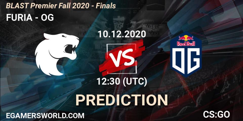 FURIA vs OG: Betting TIp, Match Prediction. 10.12.2020 at 12:30. Counter-Strike (CS2), BLAST Premier Fall 2020 - Finals